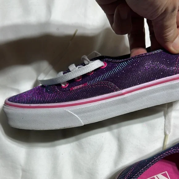 Vans Purple Glitter Sneakers - Picture 12 of 13